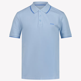 Boss Kids Boys Polo in Light Blue