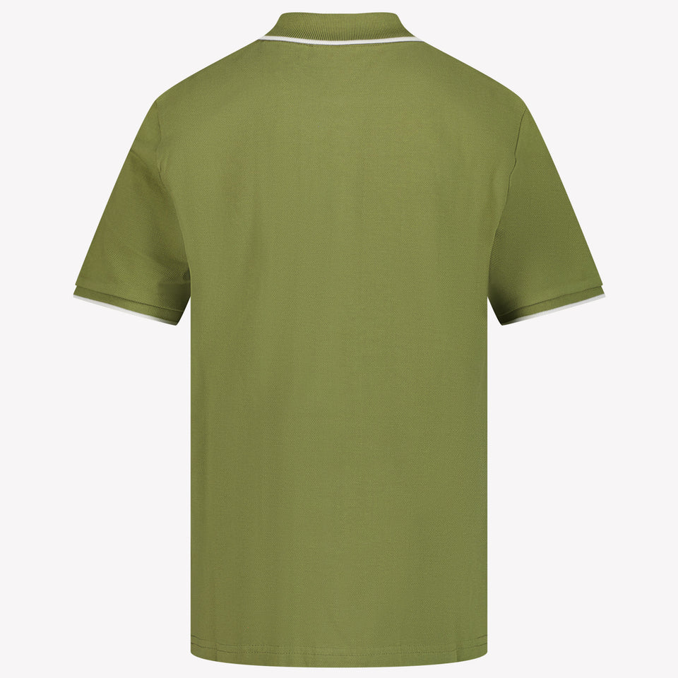 Boss Kids Boys Polo in Olive Green