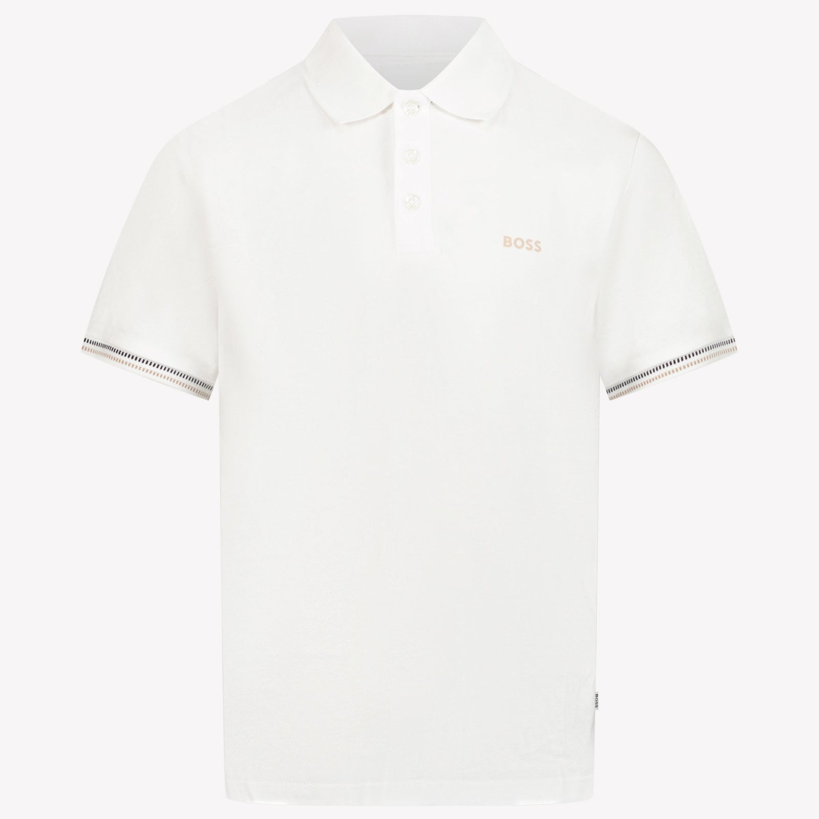 Boss Kids Boys Polo in White