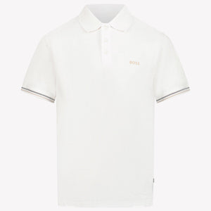 Boss Kinder Jongens Polo In Wit