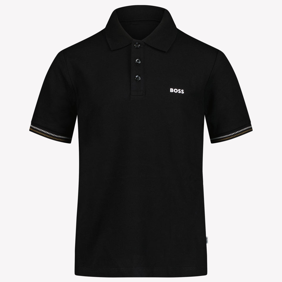 Boss Kids Boys Polo in Black