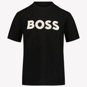 Boss Kids Boys in T-Shirt Black