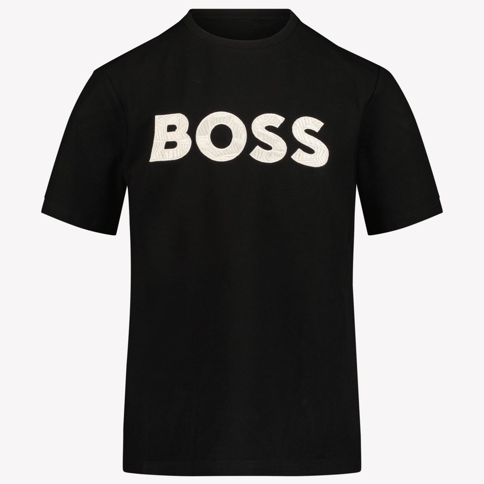 Boss Kids Boys in T-Shirt Black