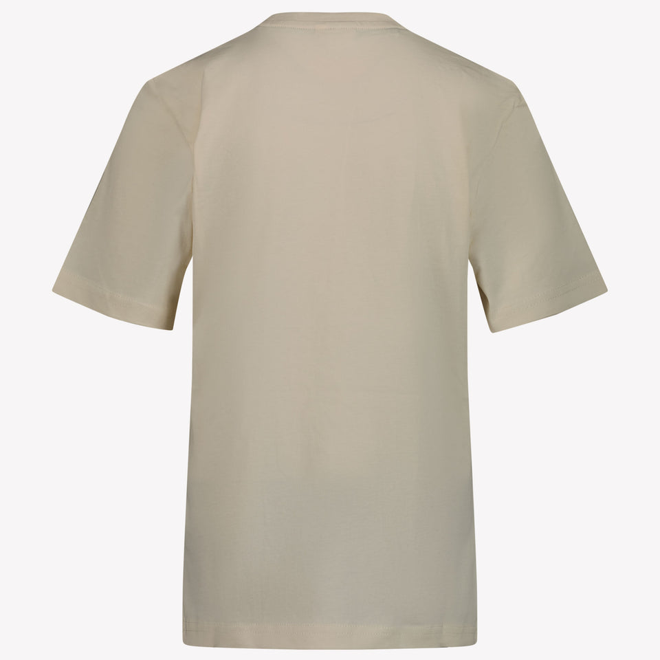 Boss Kinder Jongens T-Shirt In Licht Beige