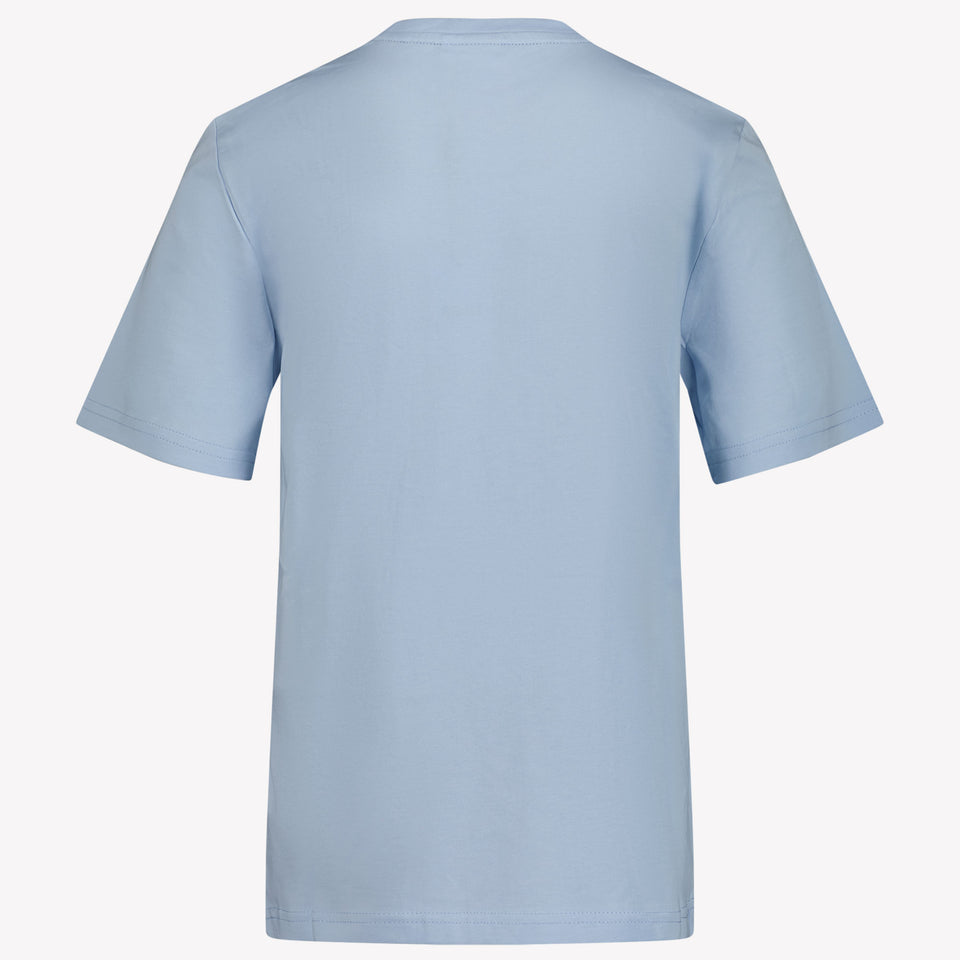 Boss Kinder Jongens T-Shirt In Licht Blauw