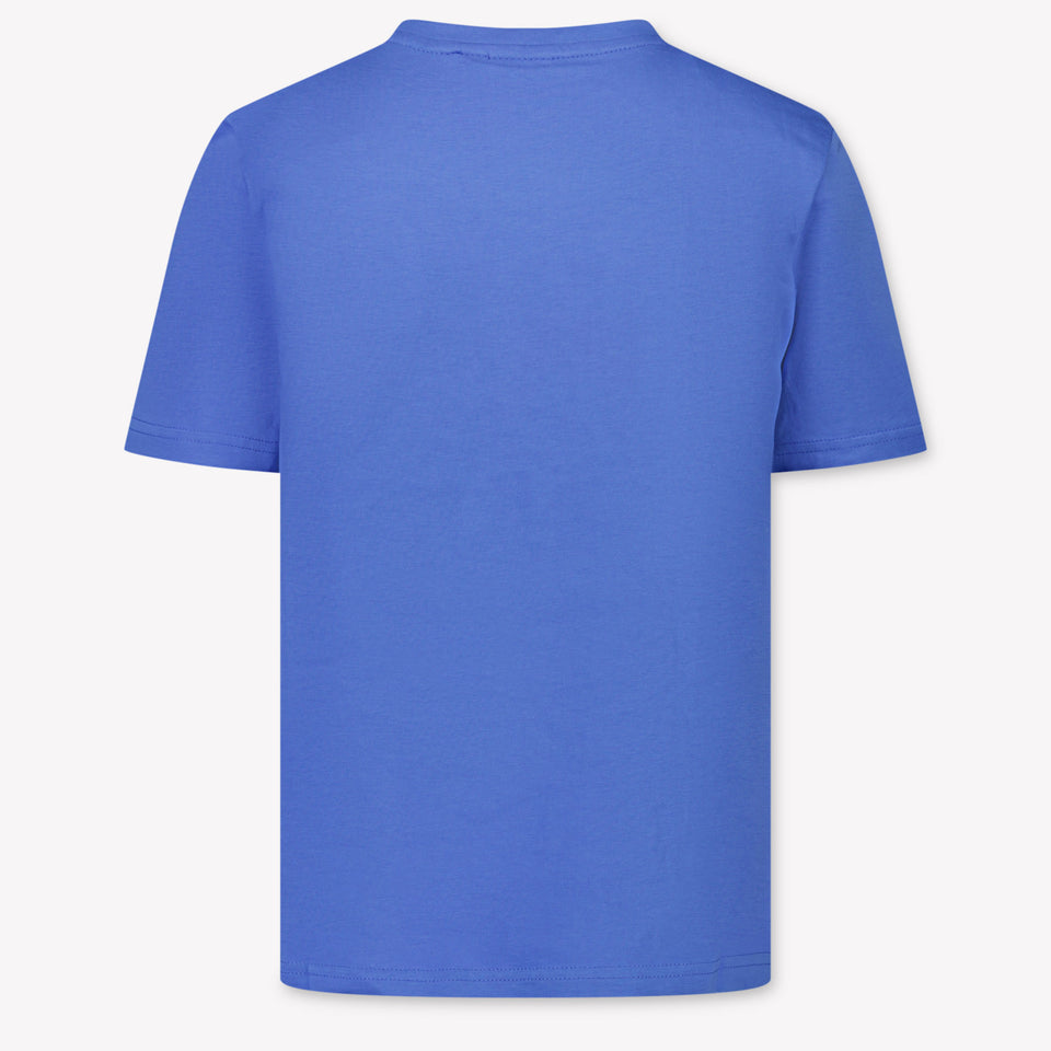 Boss Kinder Jongens T-Shirt In Blauw