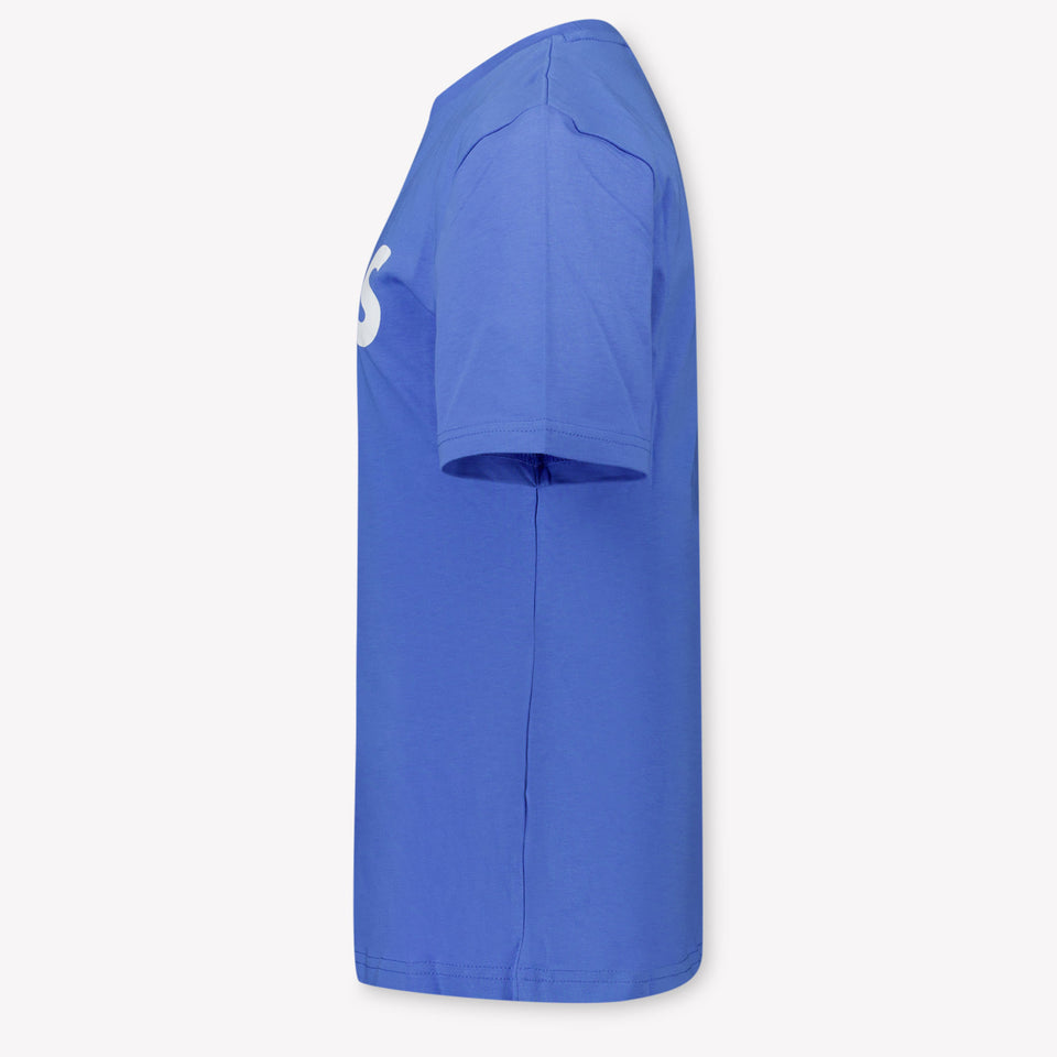 Boss Kinder Jongens T-Shirt In Blauw