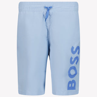 Boss Kinder Jongens Zwemkleding In Licht Blauw