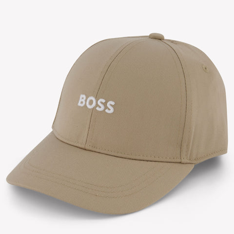 Boss Kids Boys Cap in Beige