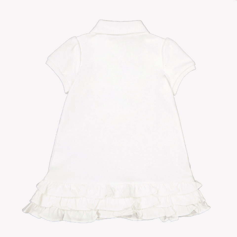 Ralph Lauren Baby Meisjes Jurk In Wit