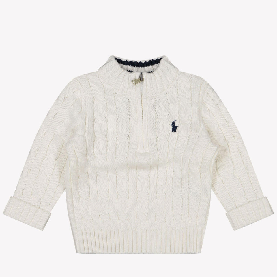 Ralph Lauren Baby Jongens Trui In Wit