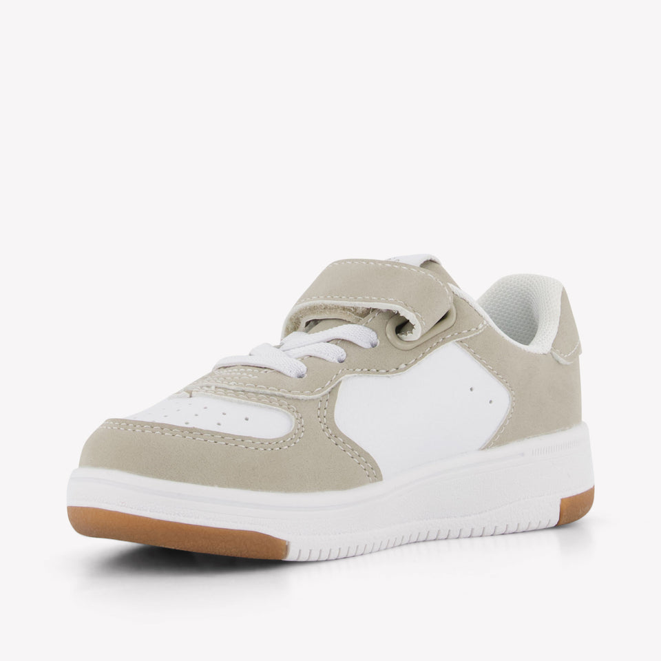 Ralph Lauren MASTERS COURT PS Jongens Sneakers In Licht Beige