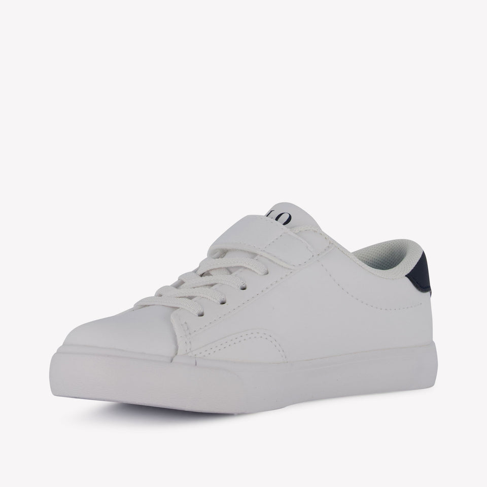 Ralph Lauren THERON IV PS Jongens Sneakers In Wit