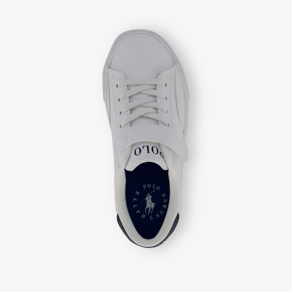 Ralph Lauren Theron IV PS Boys Sneakers in White