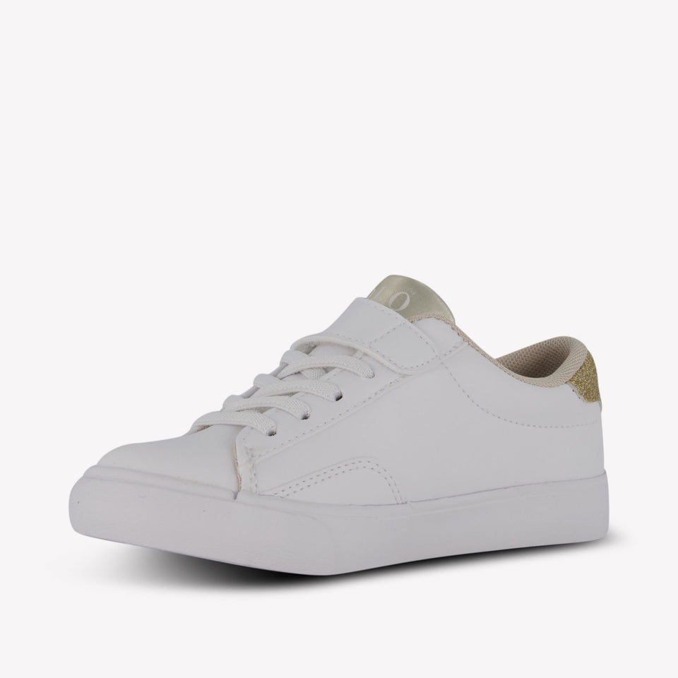 Ralph Lauren THERON IV PS Meisjes Sneakers In Wit