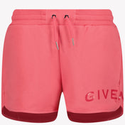 Givenchy Kinder Meisjes Shorts In Fuchsia