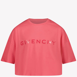 Givenchy Kids Girls in T-Shirt Fuchsia