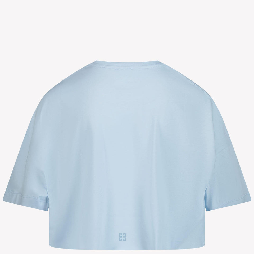 Givenchy Kids Girls in T-Shirt Light Blue