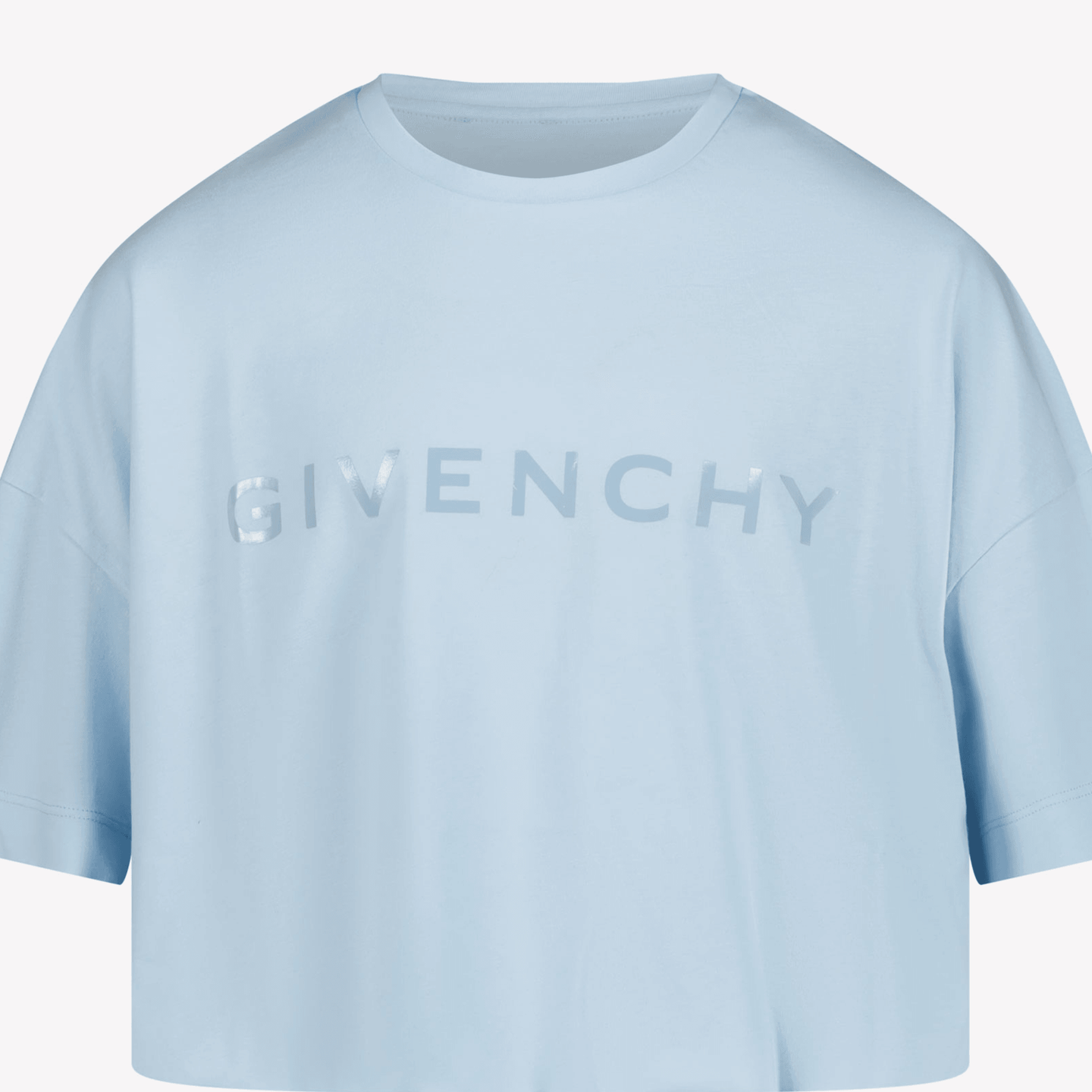 Givenchy Kinder Meisjes T-Shirt In Licht Blauw