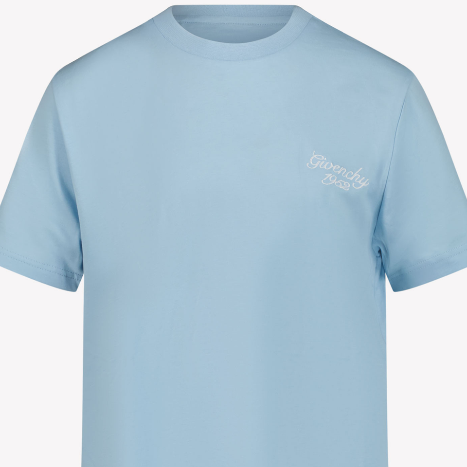 Givenchy Kinder Jongens T-Shirt In Licht Blauw