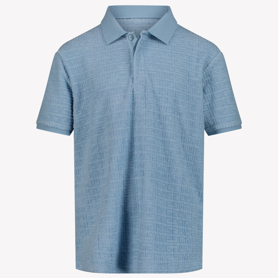 Givenchy Kids Boys Polo in Light Blue