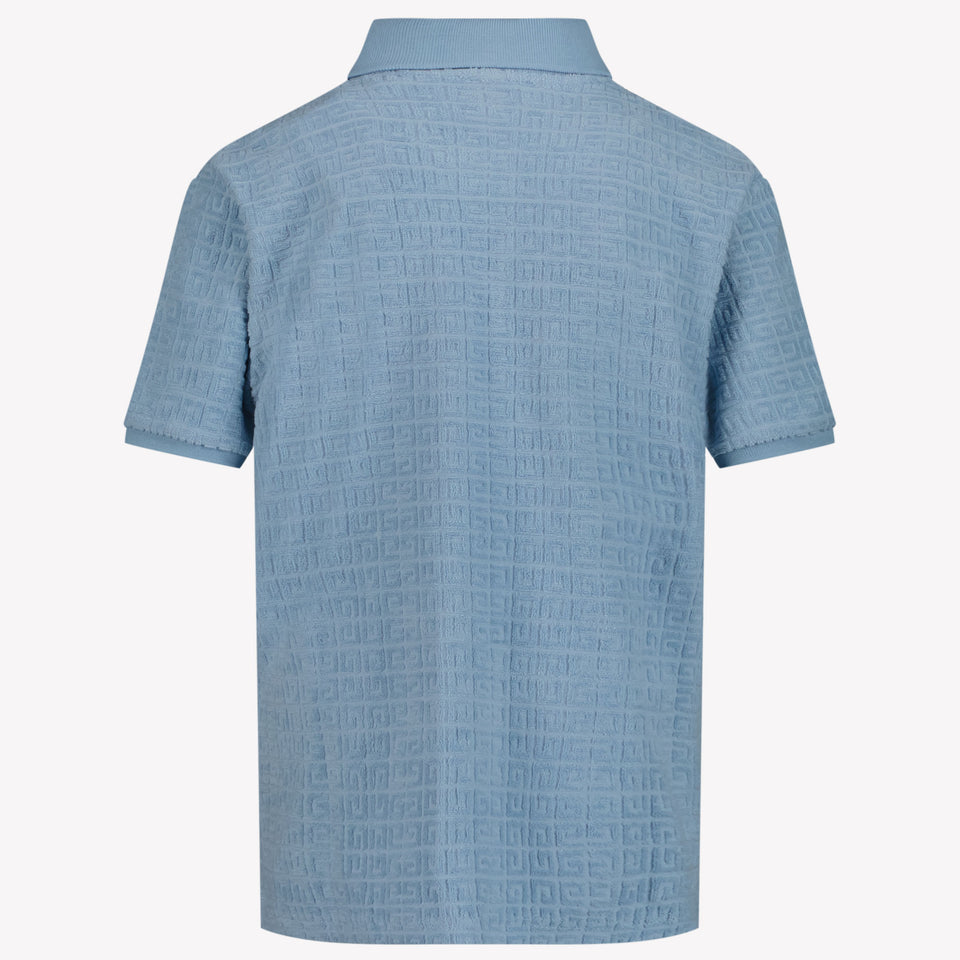 Givenchy Kids Boys Polo in Light Blue