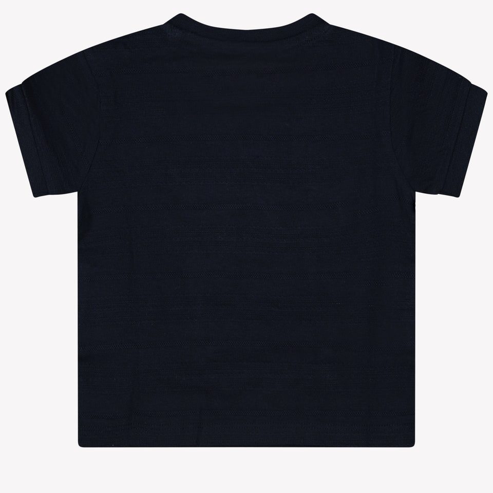 Guess Baby Jongens T-Shirt In Navy