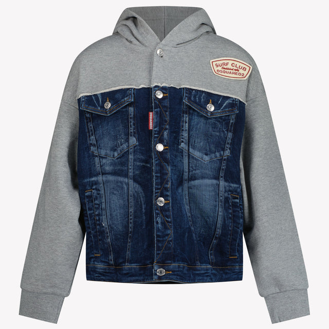 Dsquared2 Kids Boys Cardigan in Jeans