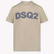 Dsquared2 Kinder Jongens T-Shirt In Beige