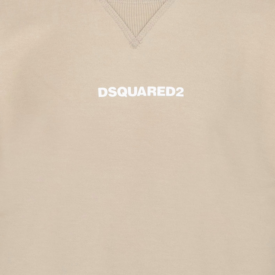 Dsquared2 Kids Boys in T-Shirt Beige