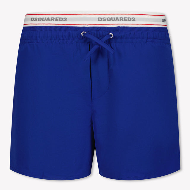 Dsquared2 Kids Boys Swimwear In Cobalt Blue