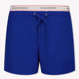 Dsquared2 Kinder Jongens Zwemkleding In Cobalt Blauw