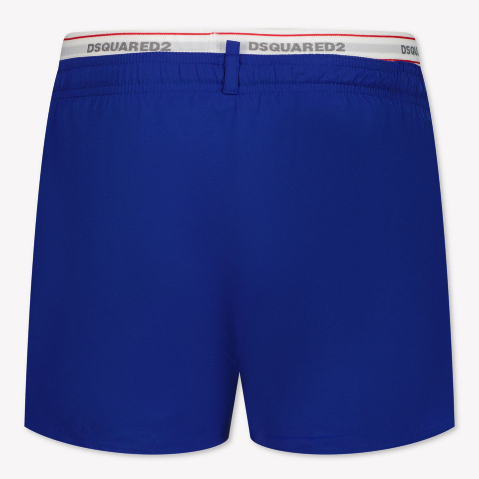 Dsquared2 Kids Boys Swimwear In Cobalt Blue