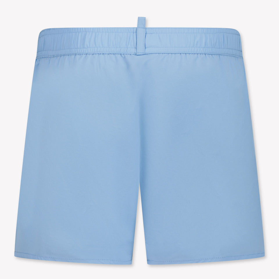 Dsquared2 Kids Boys Swimwear In Light Blue