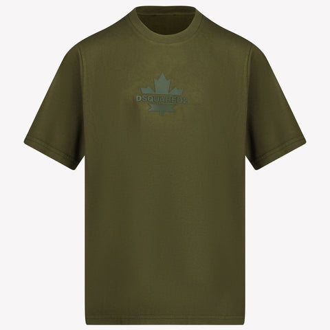 Dsquared2 Kinder Jongens T-Shirt In Army