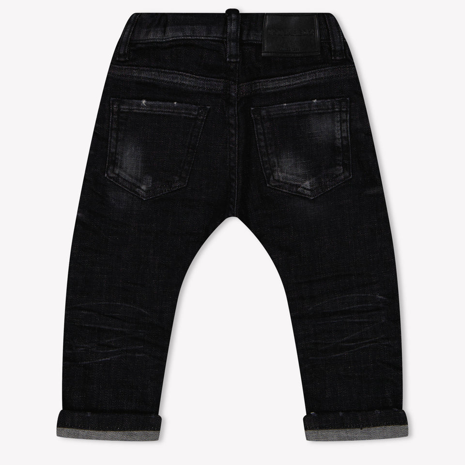 Dsquared2 Baby Unisex Jeans In Zwart