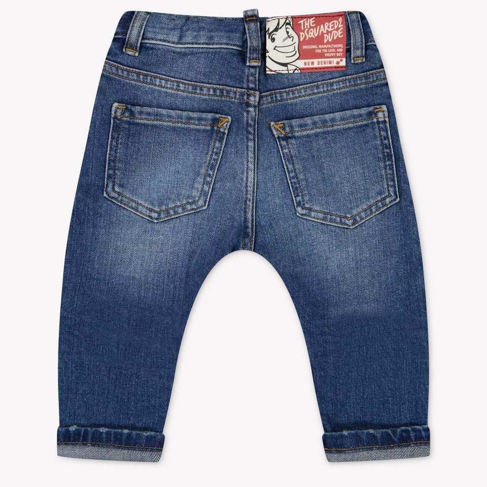 Dsquared2 Baby Unisex Jeans In Blauw