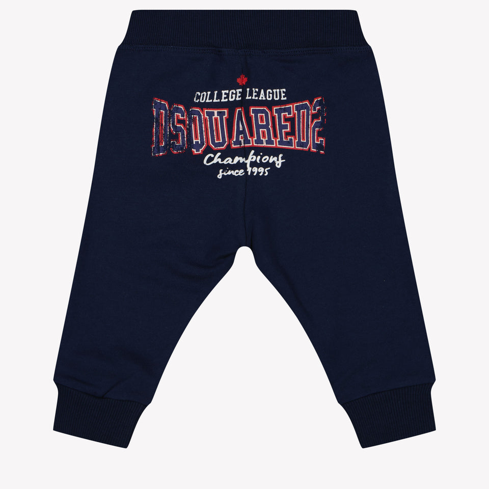 Dsquared2 Baby Unisex Broek In Navy