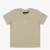 Dsquared2 Baby Unisex T-Shirt in Beige