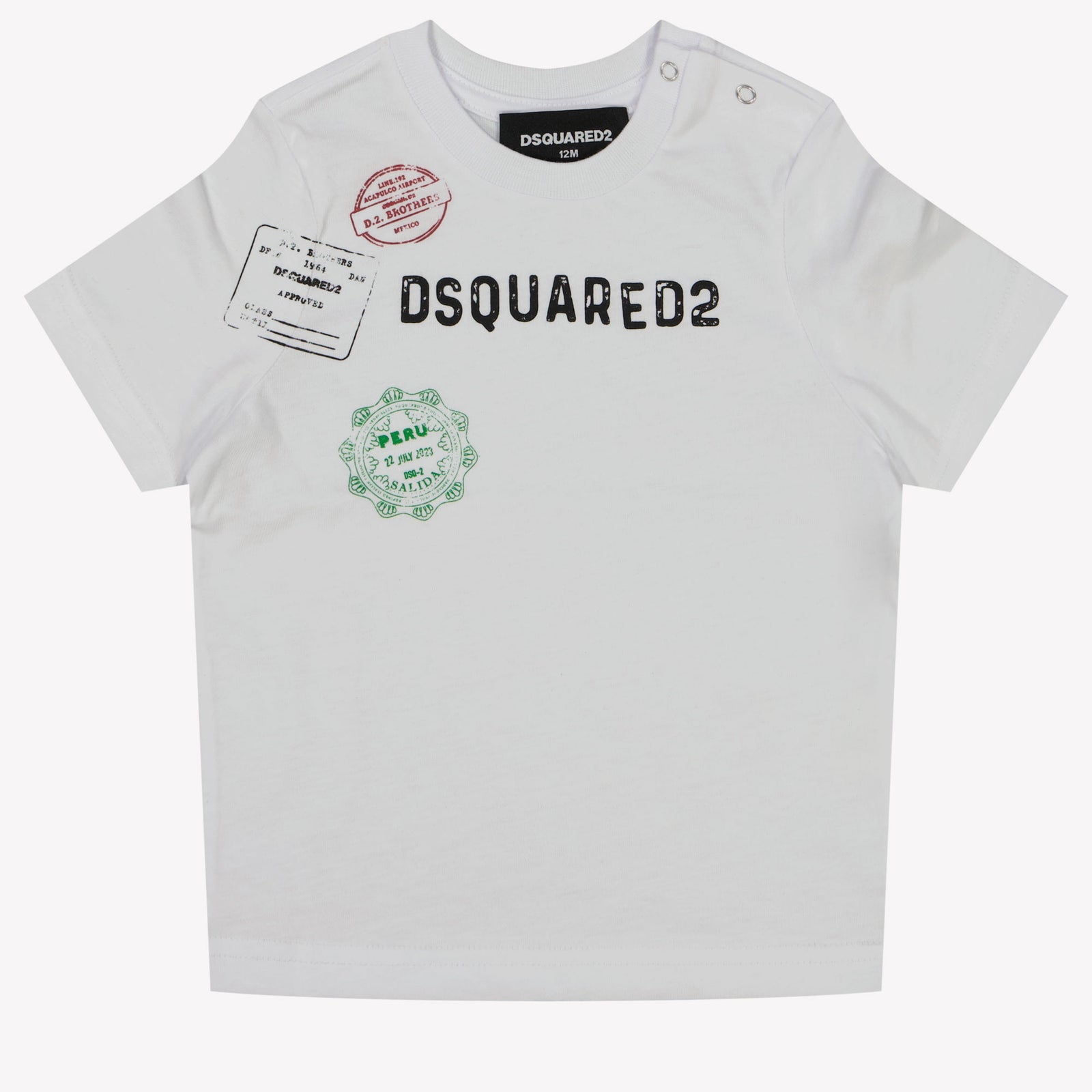 Dsquared2 Baby Unisex T-Shirt In Wit