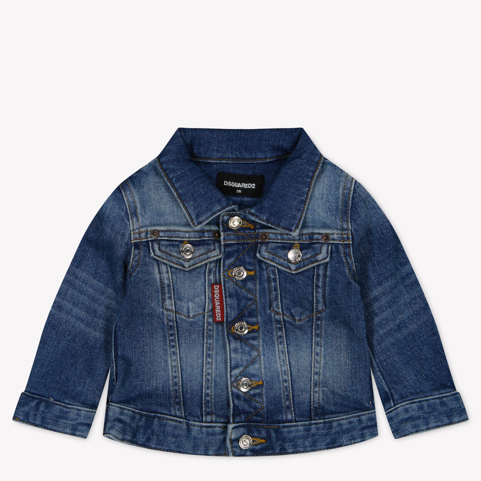 Dsquared2 Baby Unisex Spijkerjassen In Jeans