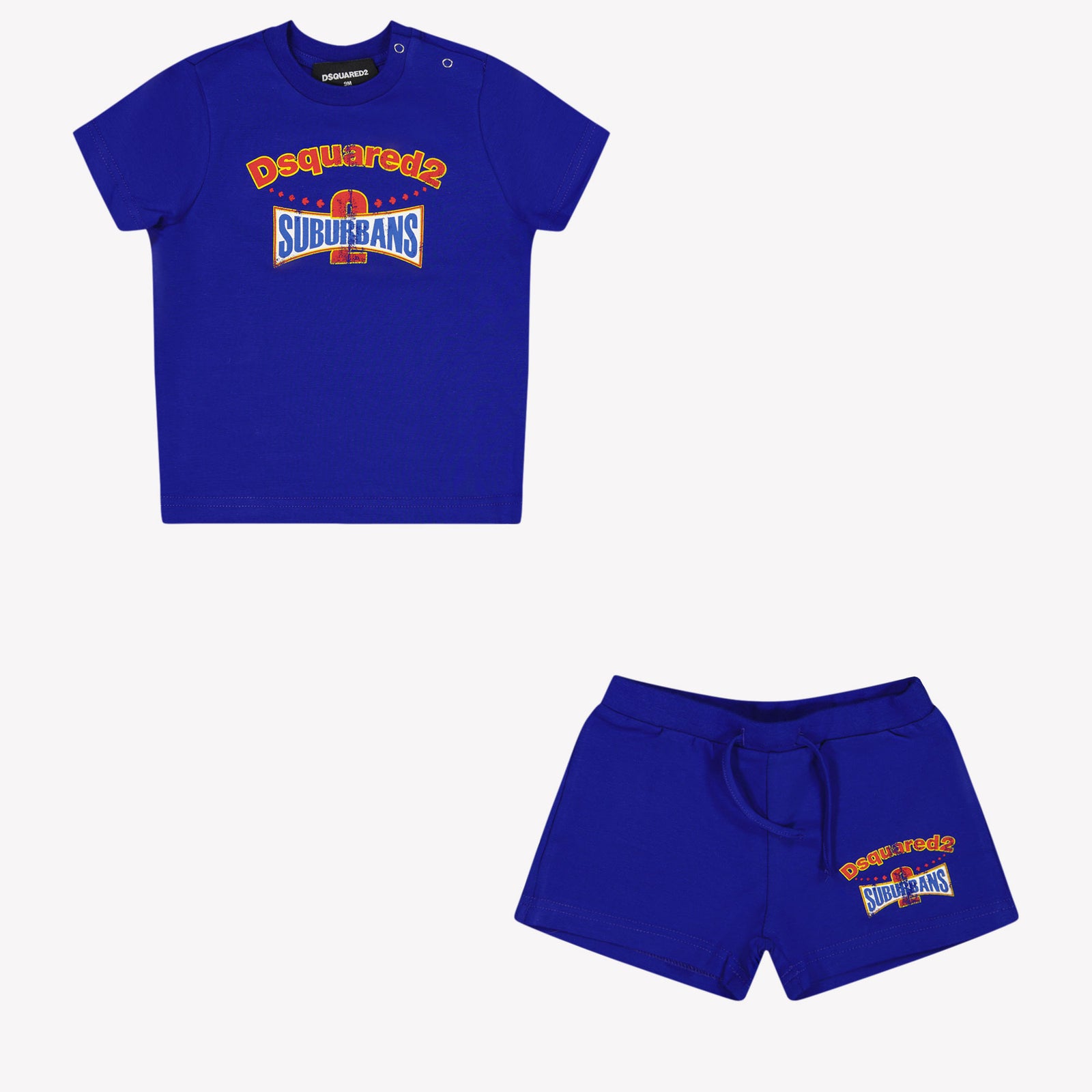 Dsquared2 Baby Unisex Set in Cobalt Blue