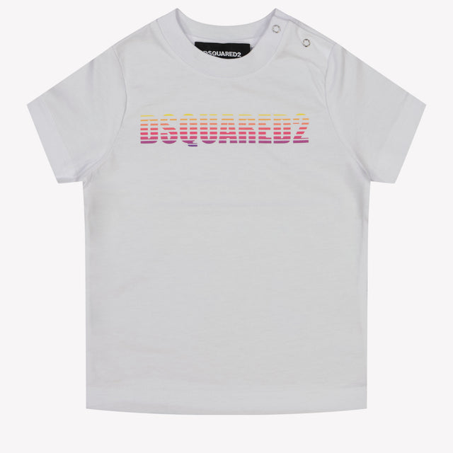 Dsquared2 Baby Unisex T-Shirt In Wit