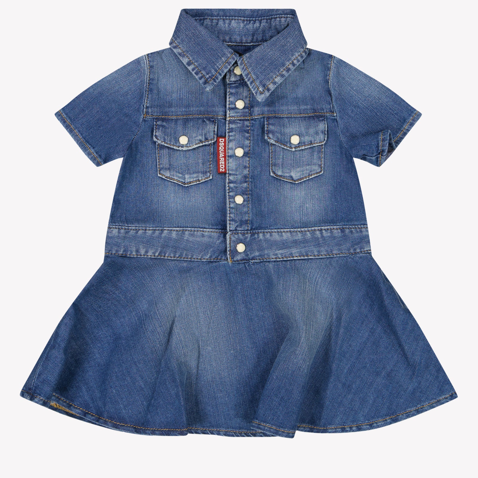 Dsquared2 Baby Girls Dress In Jeans