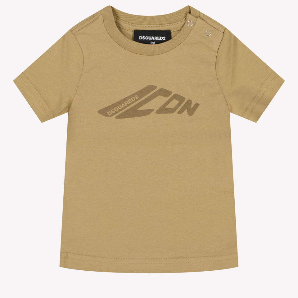 Dsquared2 Baby Jongens T-Shirt In Beige