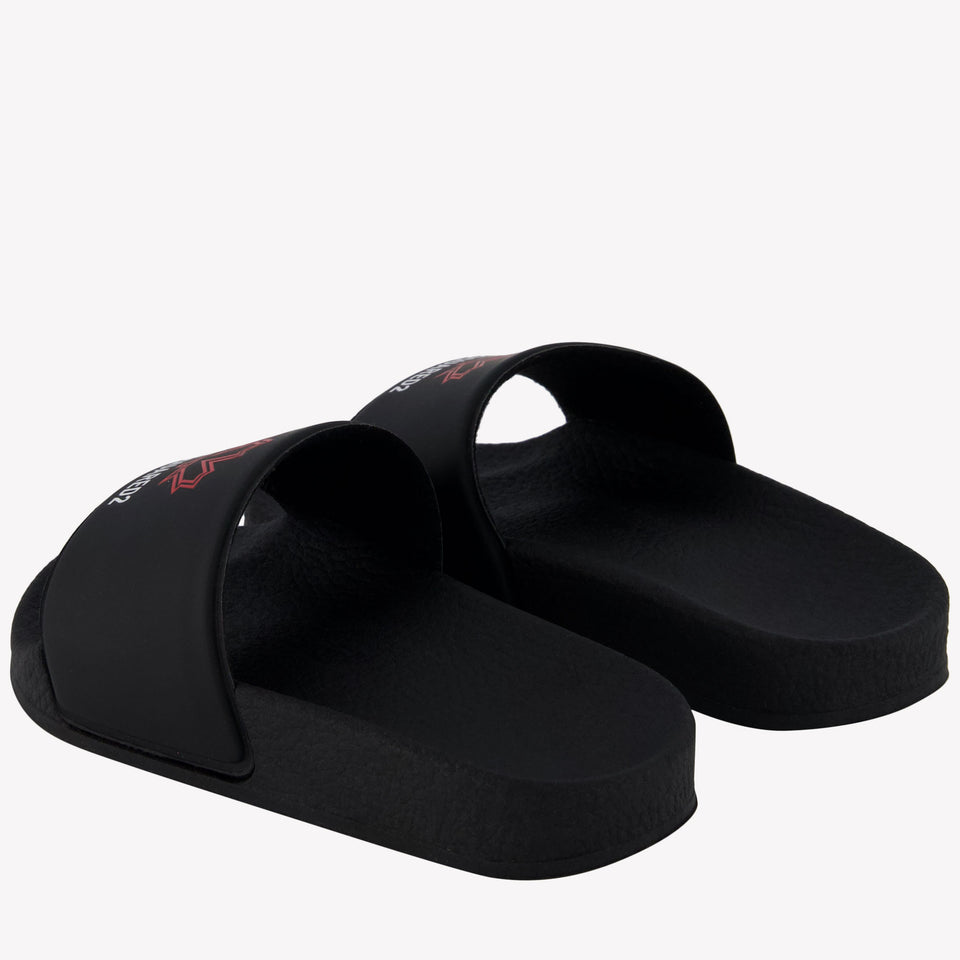 Dsquared2 Unisex Slippers In Zwart