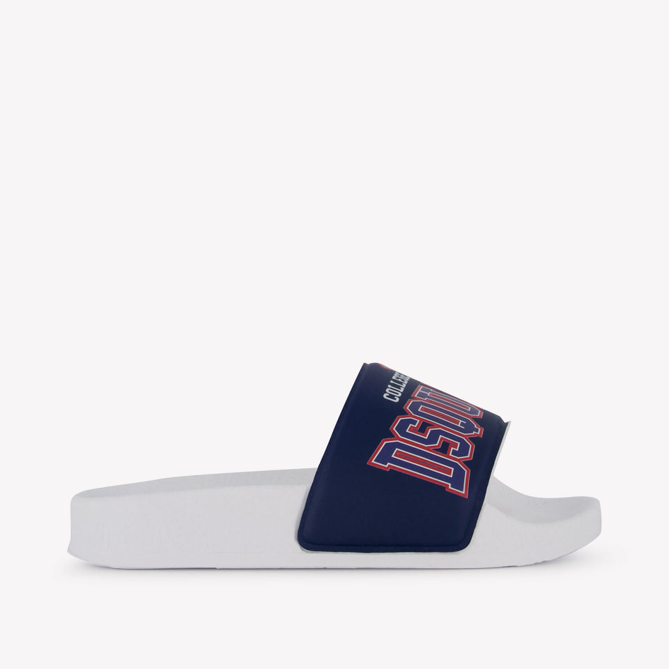 Dsquared2 Unisex Slippers In Navy