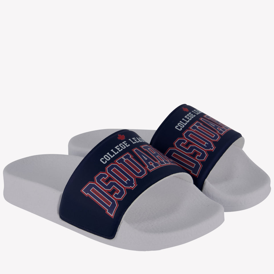 Dsquared2 Unisex Slippers In Navy