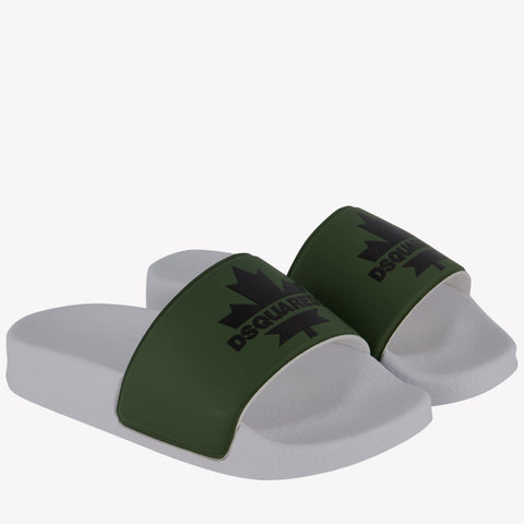 Dsquared2 Unisex Slippers In Army