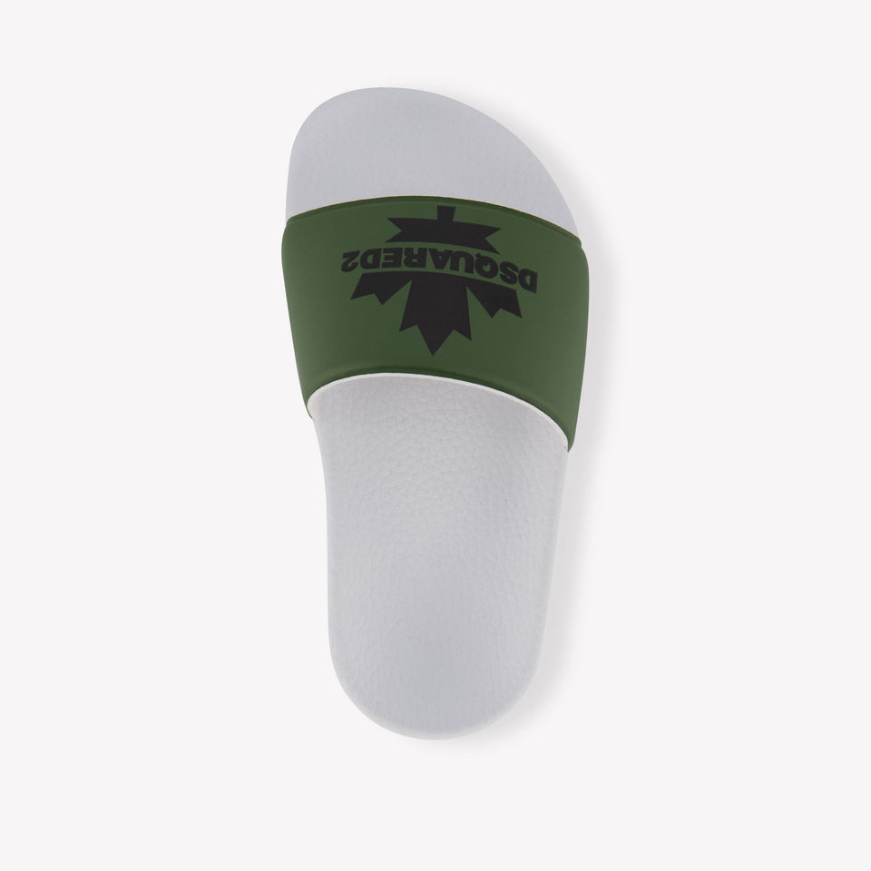 Dsquared2 Unisex Slippers In Army